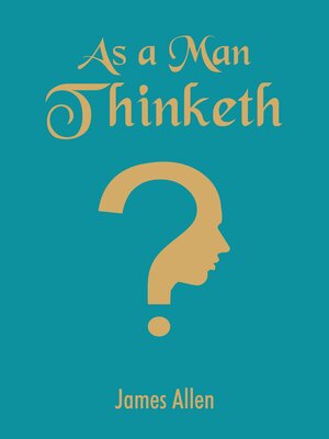 cover image of As a Man Thinketh (Pocket Classic)